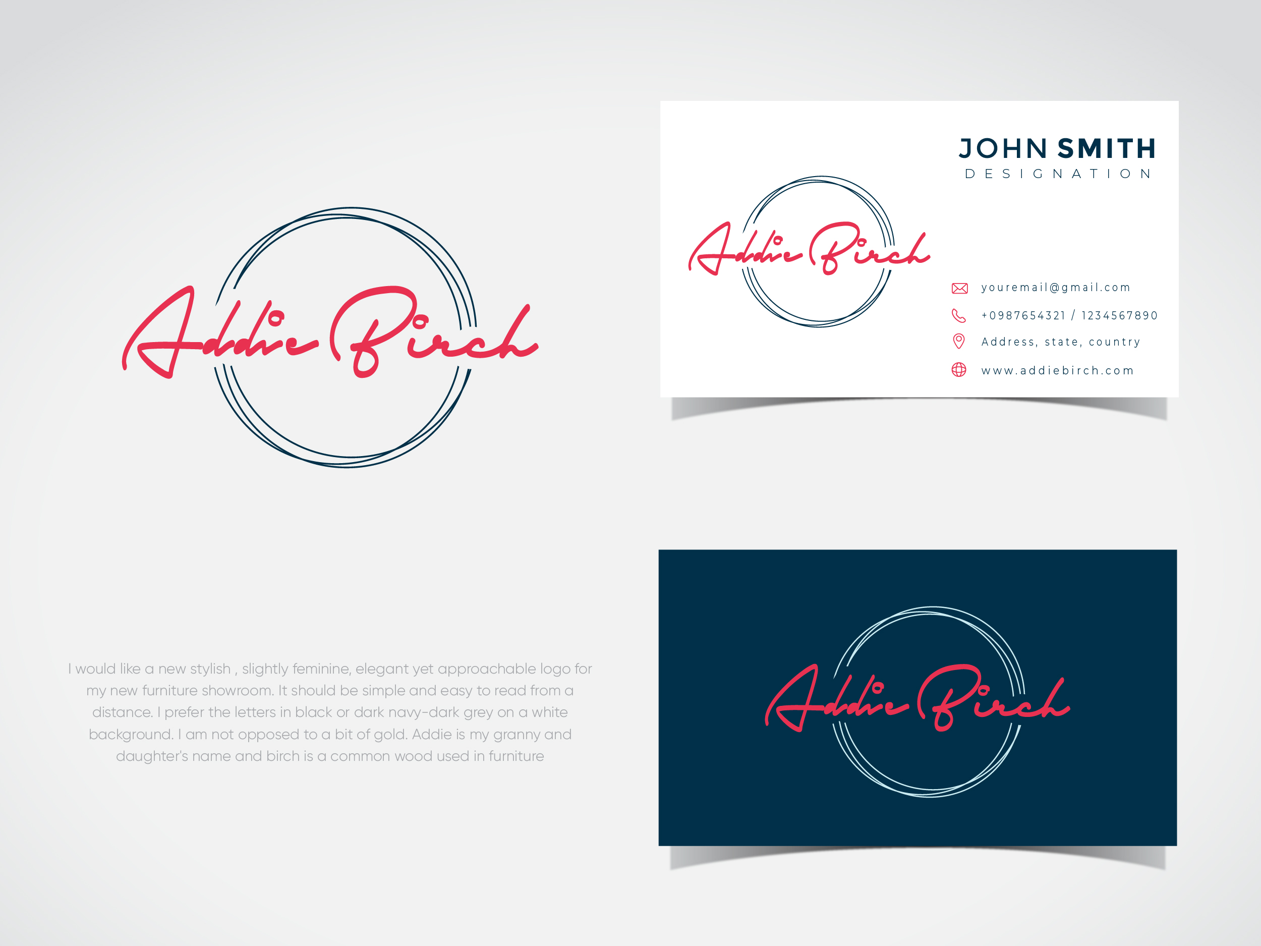 Logo Design by dharlan for Addie Birch | Design #26241310