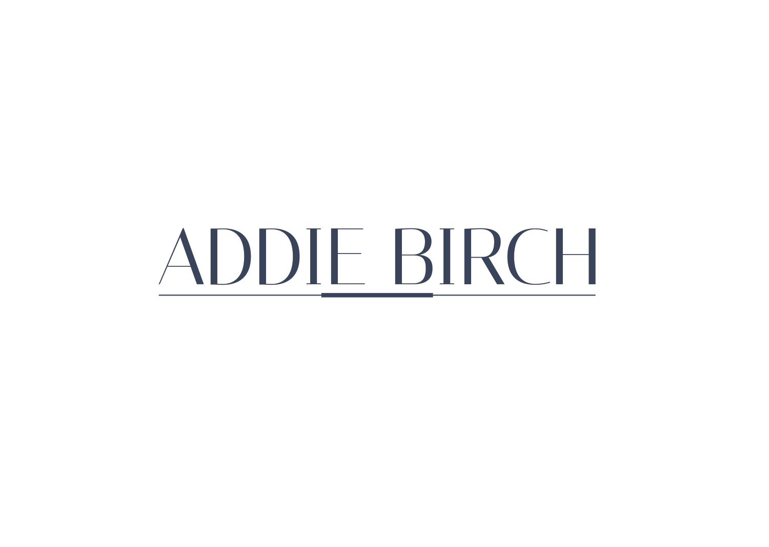 Logo Design by ivo_i_ivanov for Addie Birch | Design #26253977