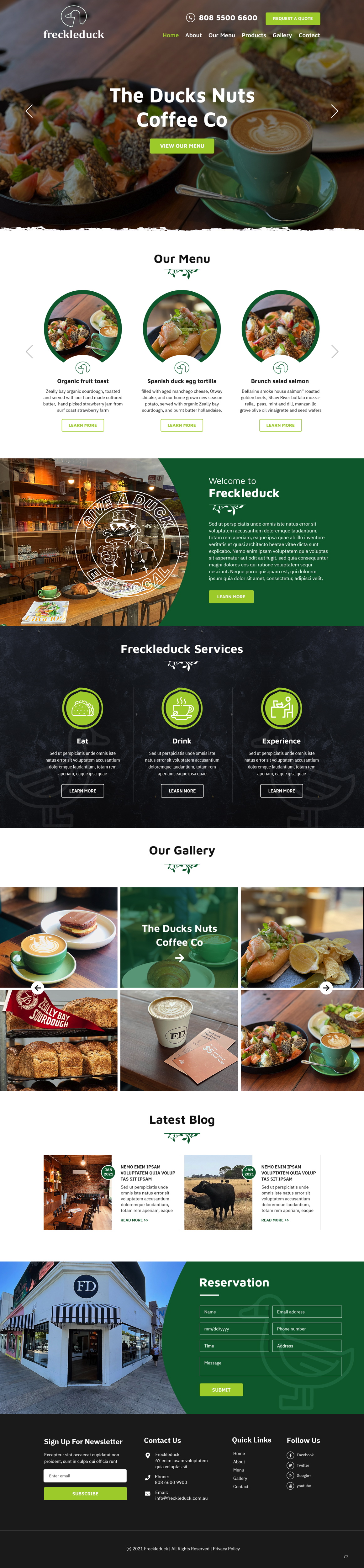 Web-Design von pb für Freckleduck | Design #26249251