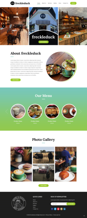 Web-Design von pb für Freckleduck | Design: #26249253