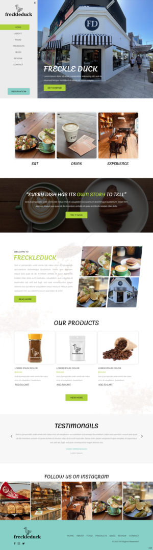 Web-Design von pb für Freckleduck | Design: #26249257