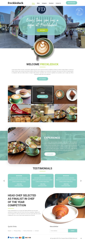 Web-Design von pb für Freckleduck | Design: #26249258