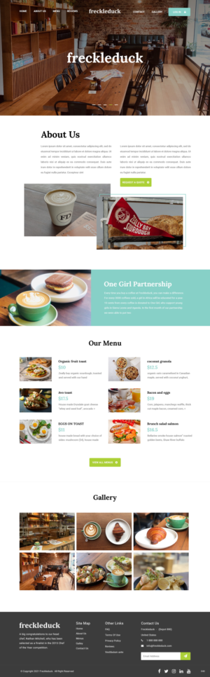 Web-Design von pb für Freckleduck | Design: #26249259