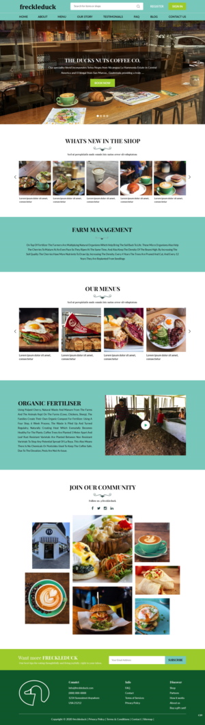 Web-Design von pb für Freckleduck | Design: #26249260