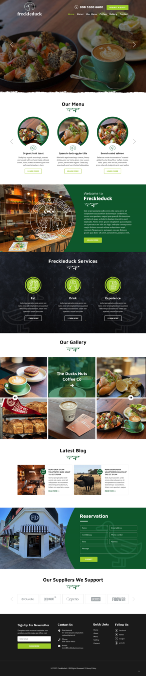 Web-Design von pb für Freckleduck | Design: #26265020