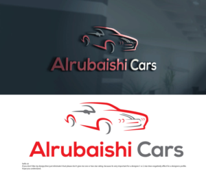 Alrubaishi Cars in Both Arabic and English | Logo Design by sekanul