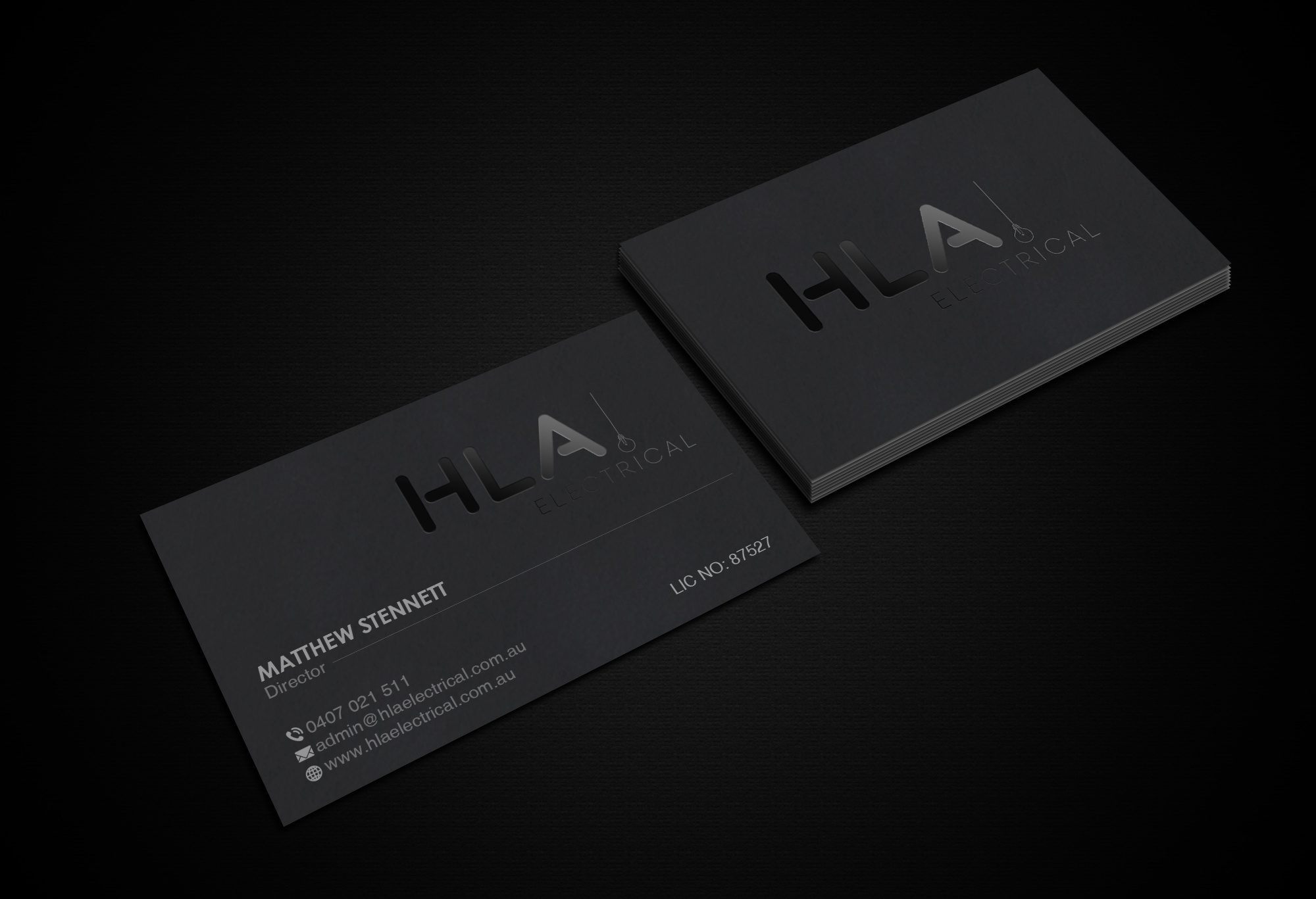 Business Card Design by Creations Box 2015 for HLA Electrical | Design #26245436