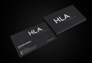 Business Card Design by Creations Box 2015 for HLA Electrical | Design: #26245437