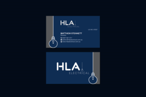 Business Card Design by Creations Box 2015 for HLA Electrical | Design: #26245443