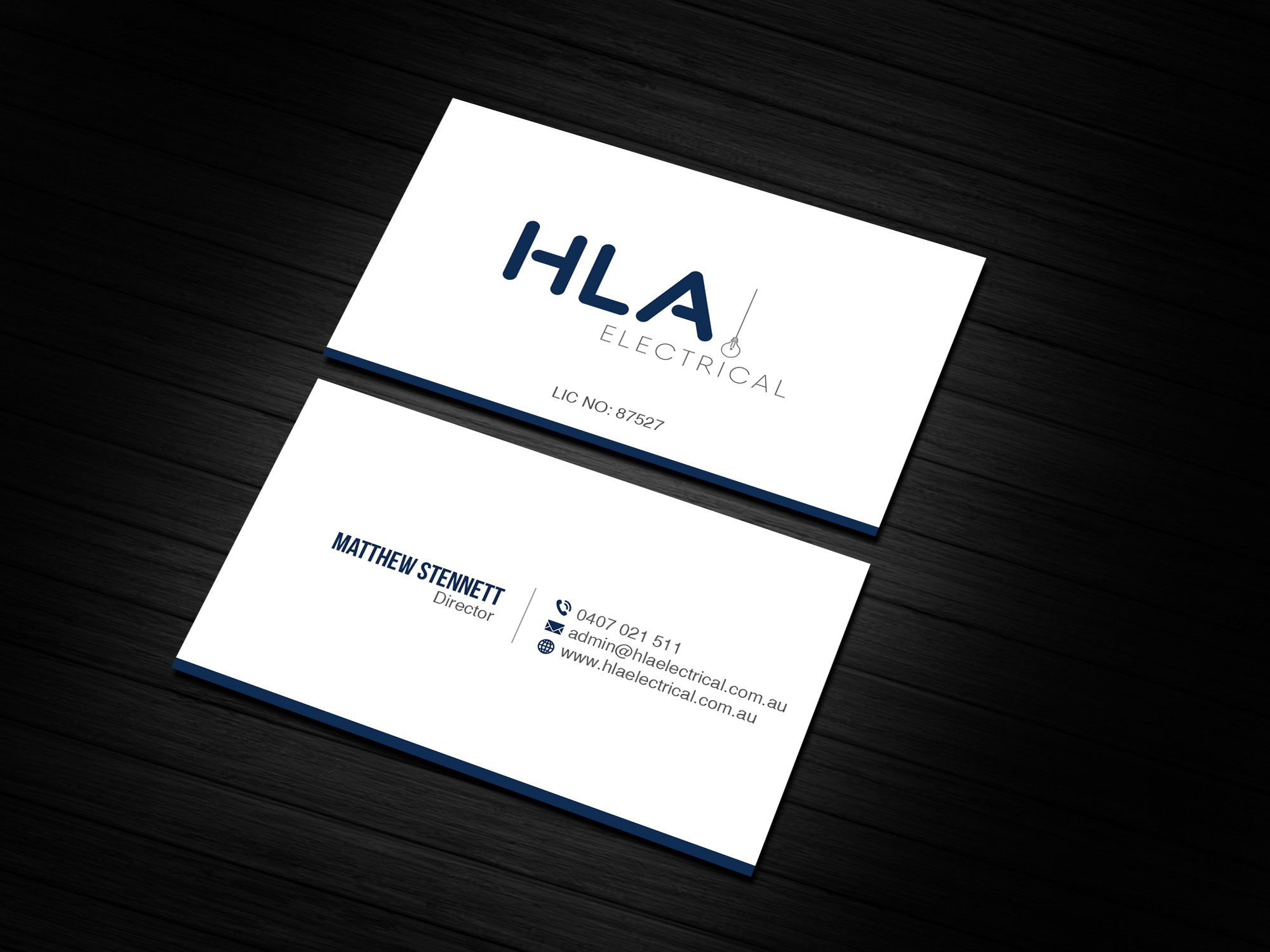 Business Card Design by Creations Box 2015 for HLA Electrical | Design #26247266