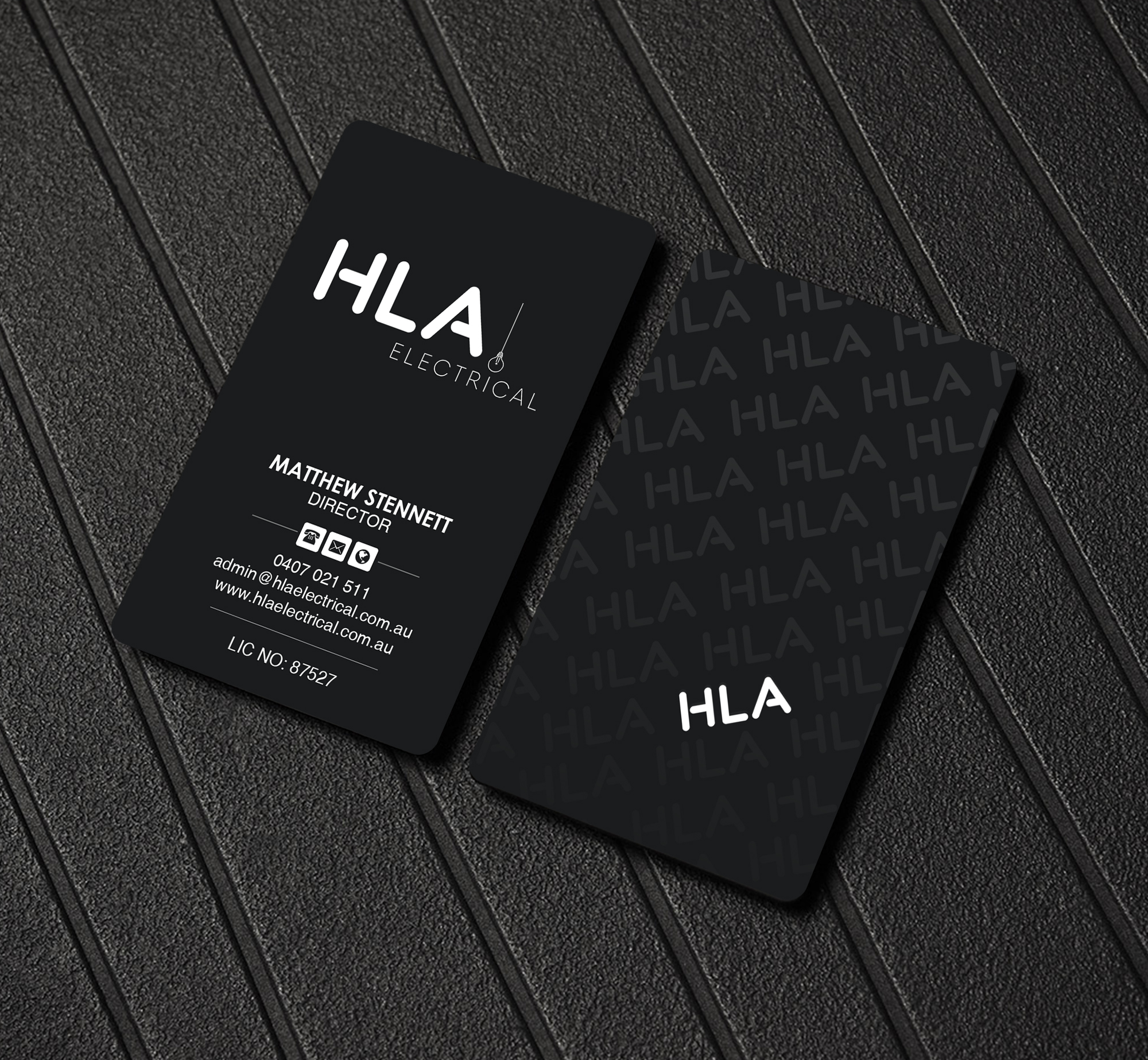 Business Card Design by Creations Box 2015 for HLA Electrical | Design #26247282