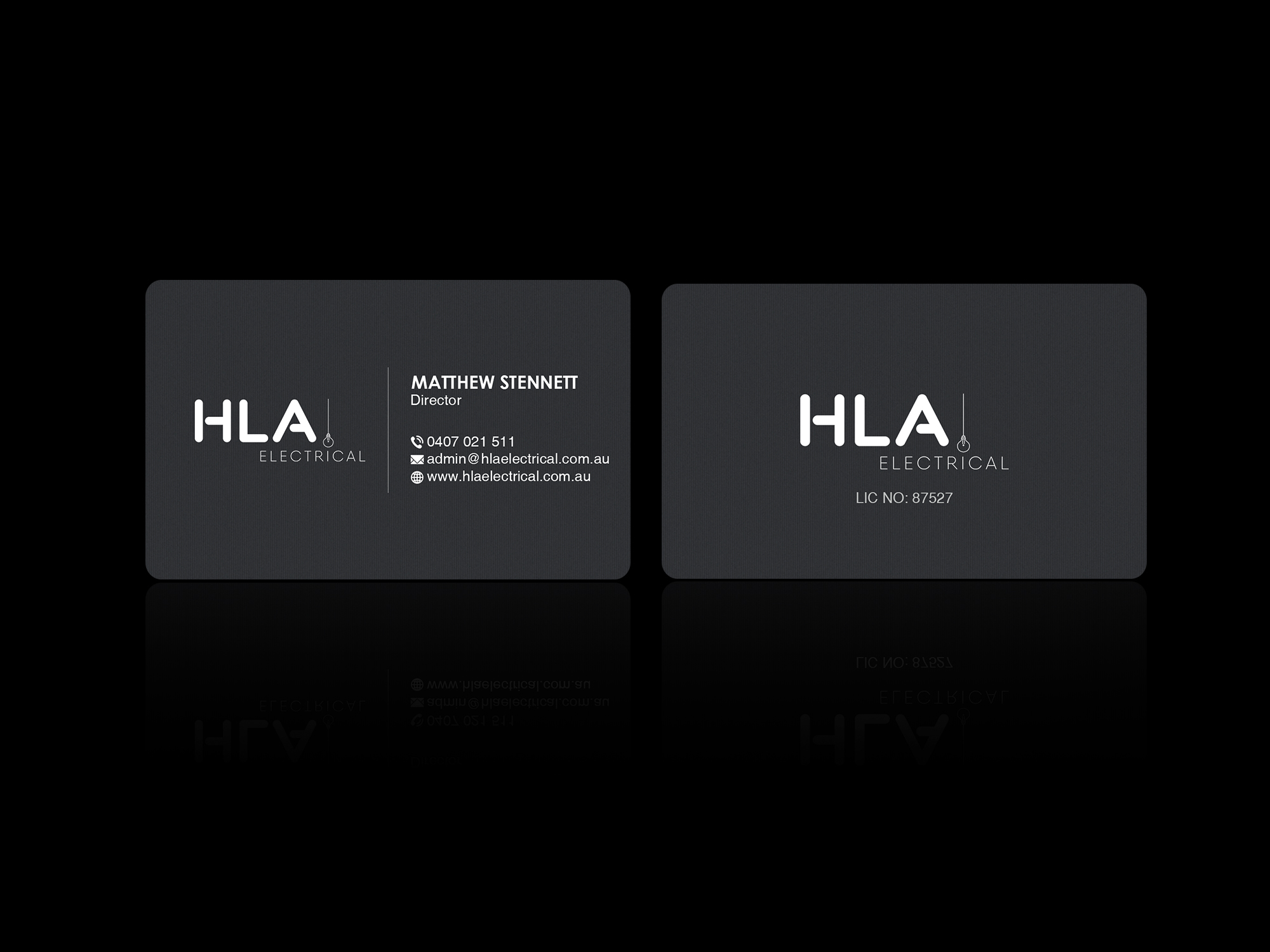 Business Card Design by Creations Box 2015 for HLA Electrical | Design #26247283