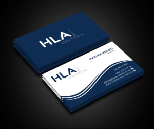 Business Card Design by Creations Box 2015 for HLA Electrical | Design: #26251143