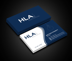 Design de Carte de Visite par Creations Box 2015 pour HLA Electrical | Design : #26251524