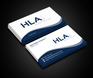 Design de Carte de Visite par Creations Box 2015 pour HLA Electrical | Design : #26251638