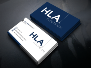 Business Card Design by websketchworld for HLA Electrical | Design: #26244656