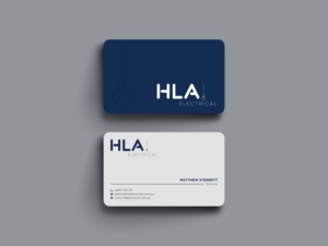 Business Card Design by depictionist for HLA Electrical | Design: #26245214