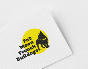 Logo Design by Christina U for Fat Moon Frenchies | Design: #26283088