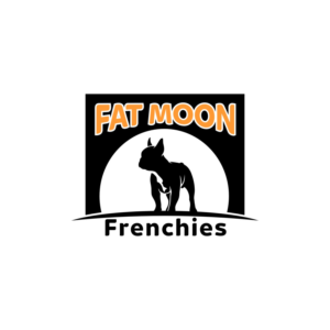 Fat Moon Frenchies | Logo Design by ddnsycrowd