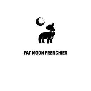 Fat Moon Frenchies | Logo Design by borzoid