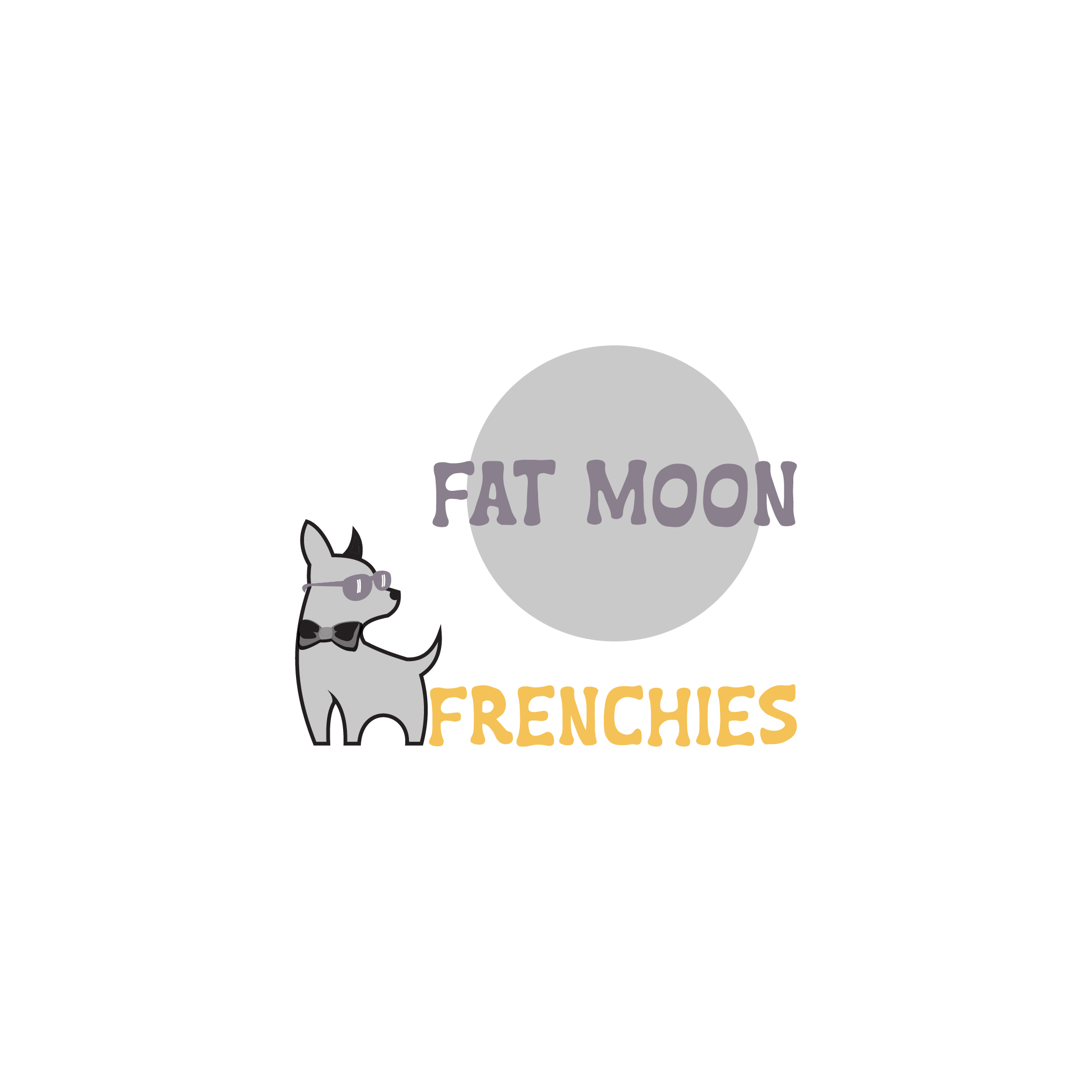 Design de Logo par iwan1012 pour Fat Moon Frenchies | Design #26284396