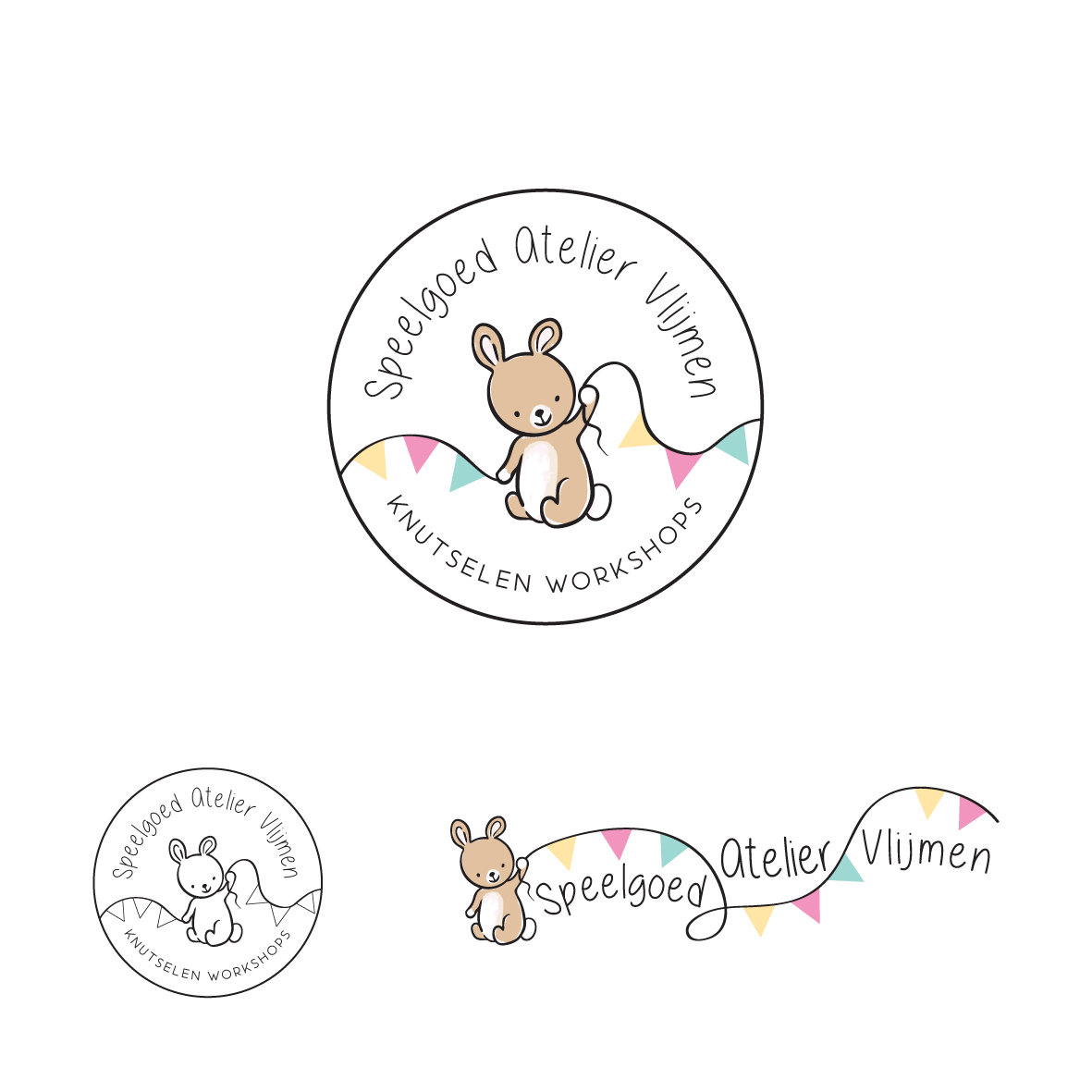 Logo Design by Samantha Ward Design for Speelgoed Atelier Vlijmen | Design #26267640