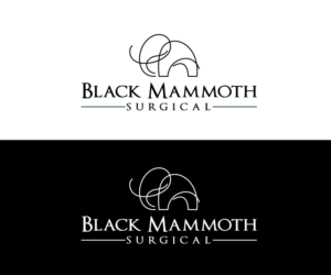 Black Mammoth Surgical | Logo Design by HEAVEN ART