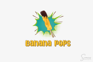 Banana Pops | Logo Design by InkThink by Scaurus
