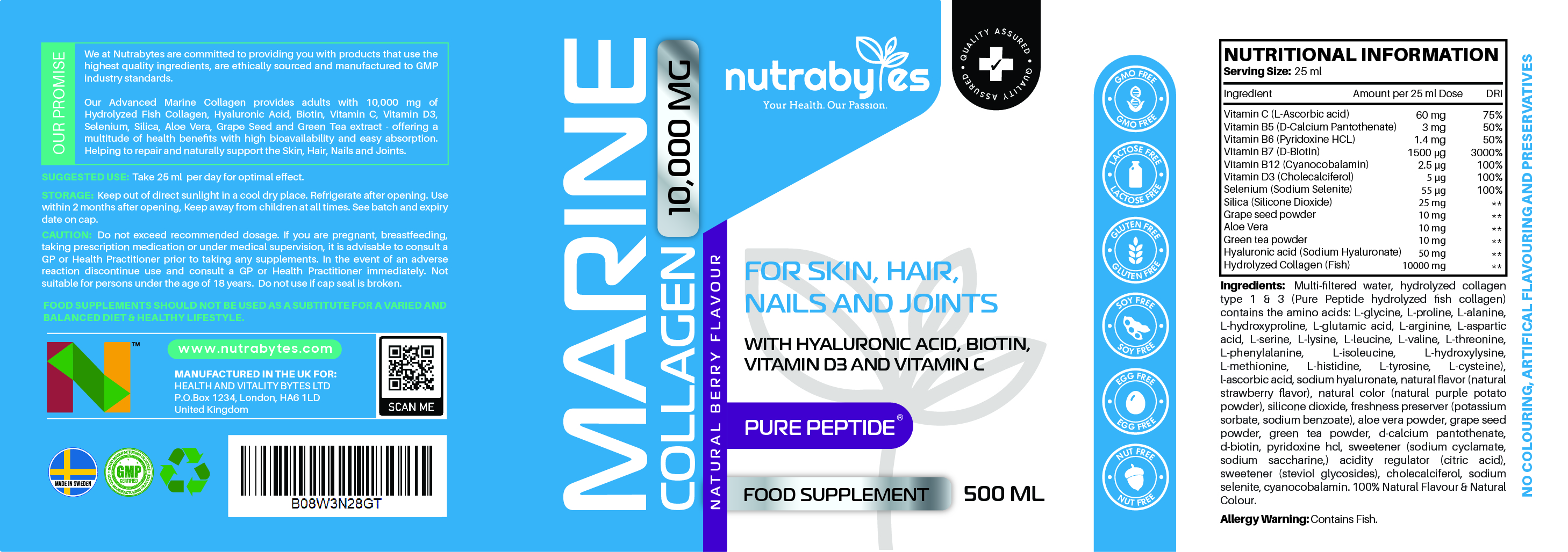 Label Design by Nicol Designs for WWW.NUTRABYTES.COM | Design #26284513