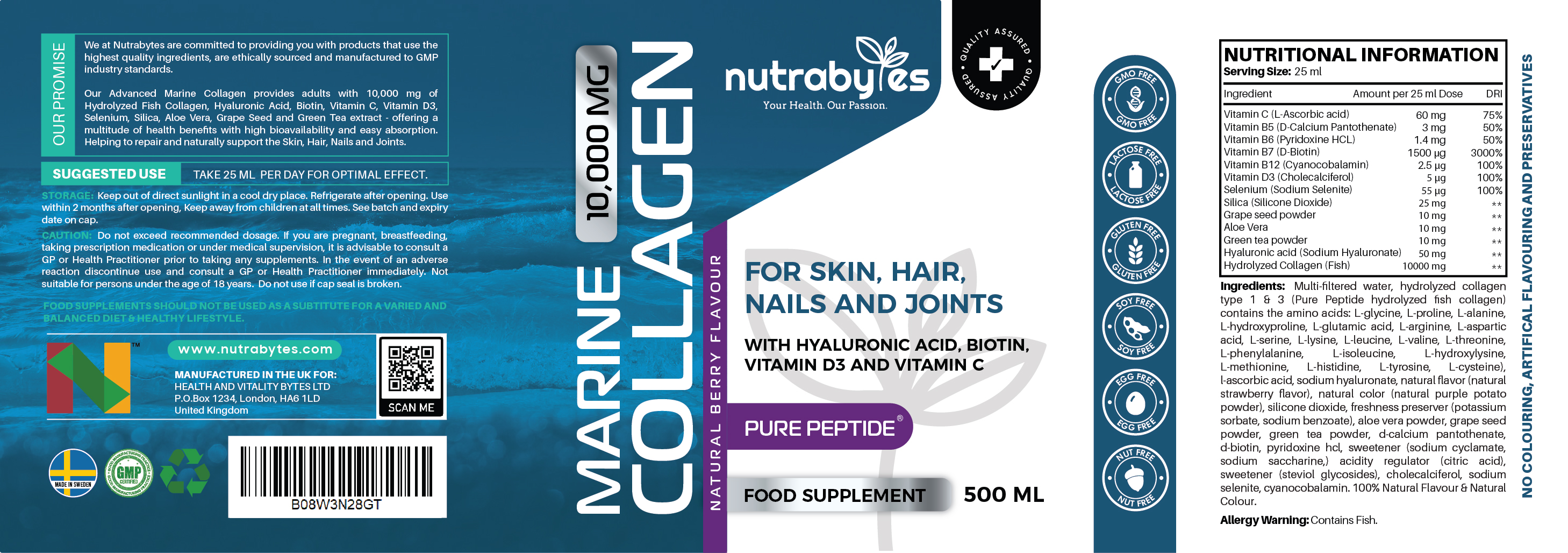 Label Design by Nicol Designs for WWW.NUTRABYTES.COM | Design #26289875