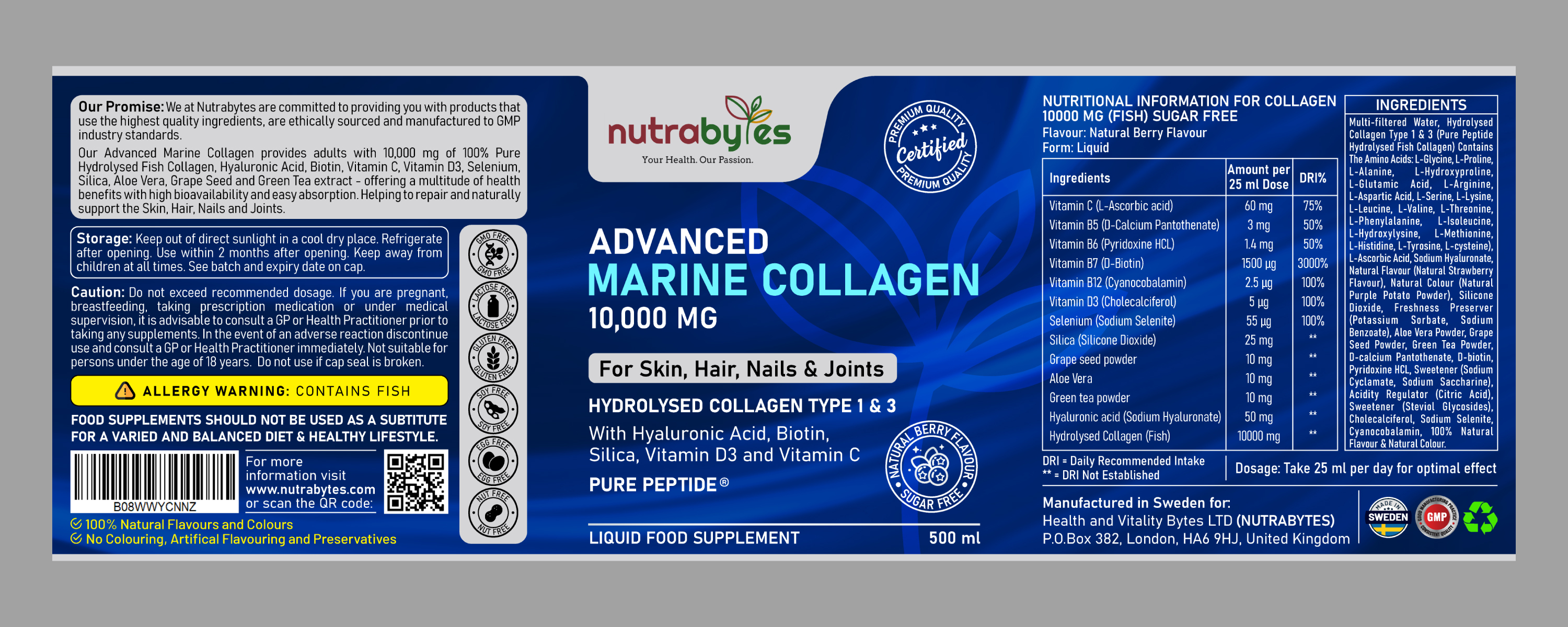 Label Design by Shaan 8 for WWW.NUTRABYTES.COM | Design: #26290378