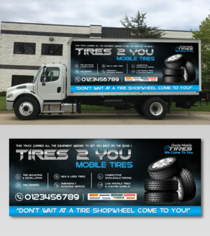 On-site Mobile Tires  | Graphic Design by ecorokerz