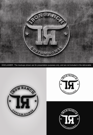 Iron Ranch Custom Homes | Logo Design by Rizal Bagus