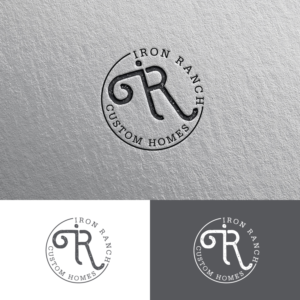 Iron Ranch Custom Homes | Logo Design by Rii