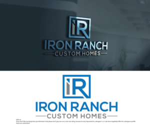 Iron Ranch Custom Homes | Logo Design by sekanul