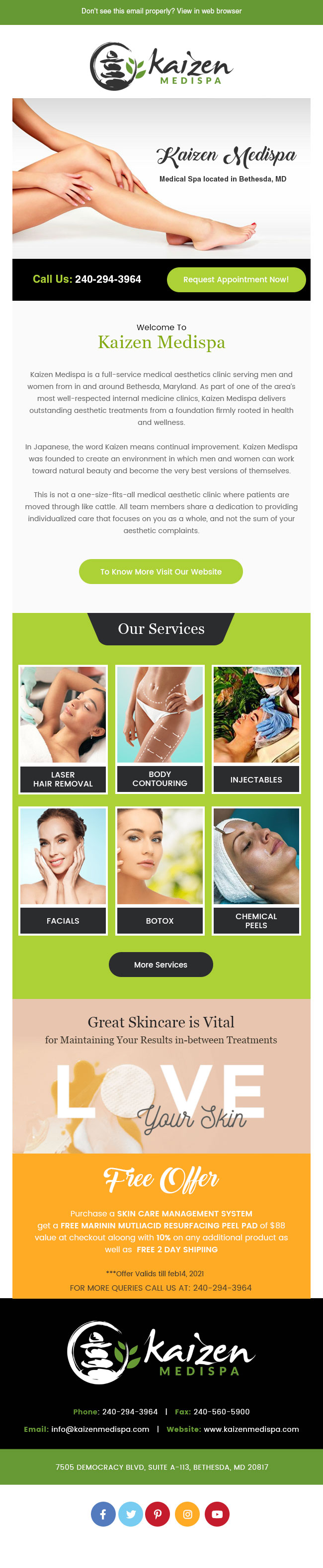 Email Marketing Design by Expert Designer for Your MD, LLC | Design: #26246493