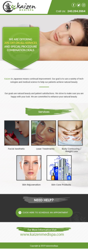 Email Marketing Design by Expert Designer for Your MD, LLC | Design: #26247162