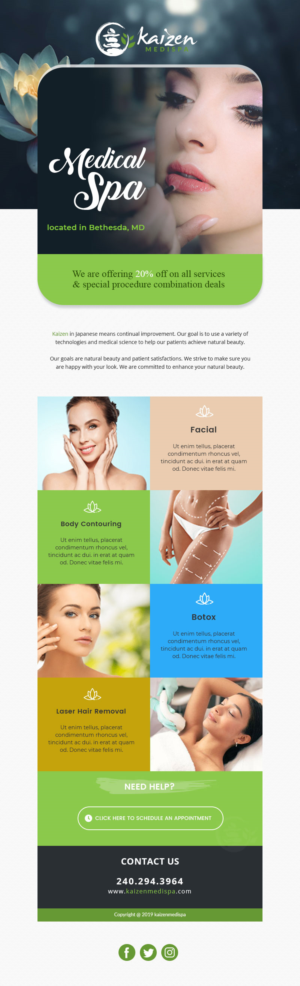 Email Marketing Design by Expert Designer for Your MD, LLC | Design: #26253433