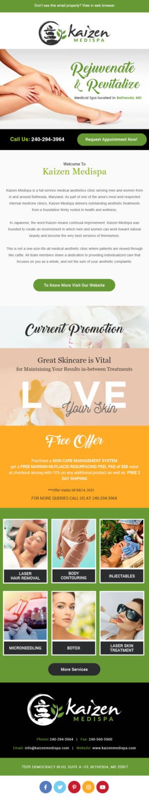 Email Marketing Design by Expert Designer for Your MD, LLC | Design: #26343504