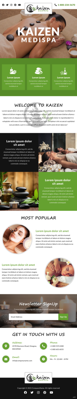Email Marketing Design by pb for Your MD, LLC | Design: #26249270