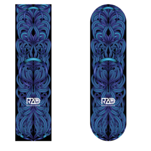 Skateboard design for Rad Board Shop | Diseño Artístico por vectoradics