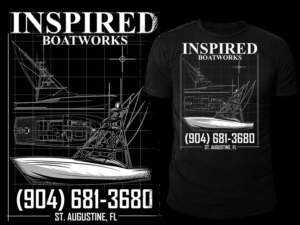 Inspired Boatworks CAD transom design | T-shirt Design by Falih A