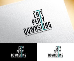 eazy peazy downsizing  - tag line :   senior solutions for downsizing and relocation | Logo Design by step forward 2