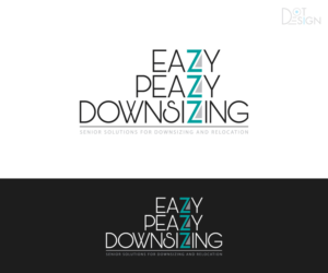 eazy peazy downsizing  - tag line :   senior solutions for downsizing and relocation | Logo Design by Dot Design 3
