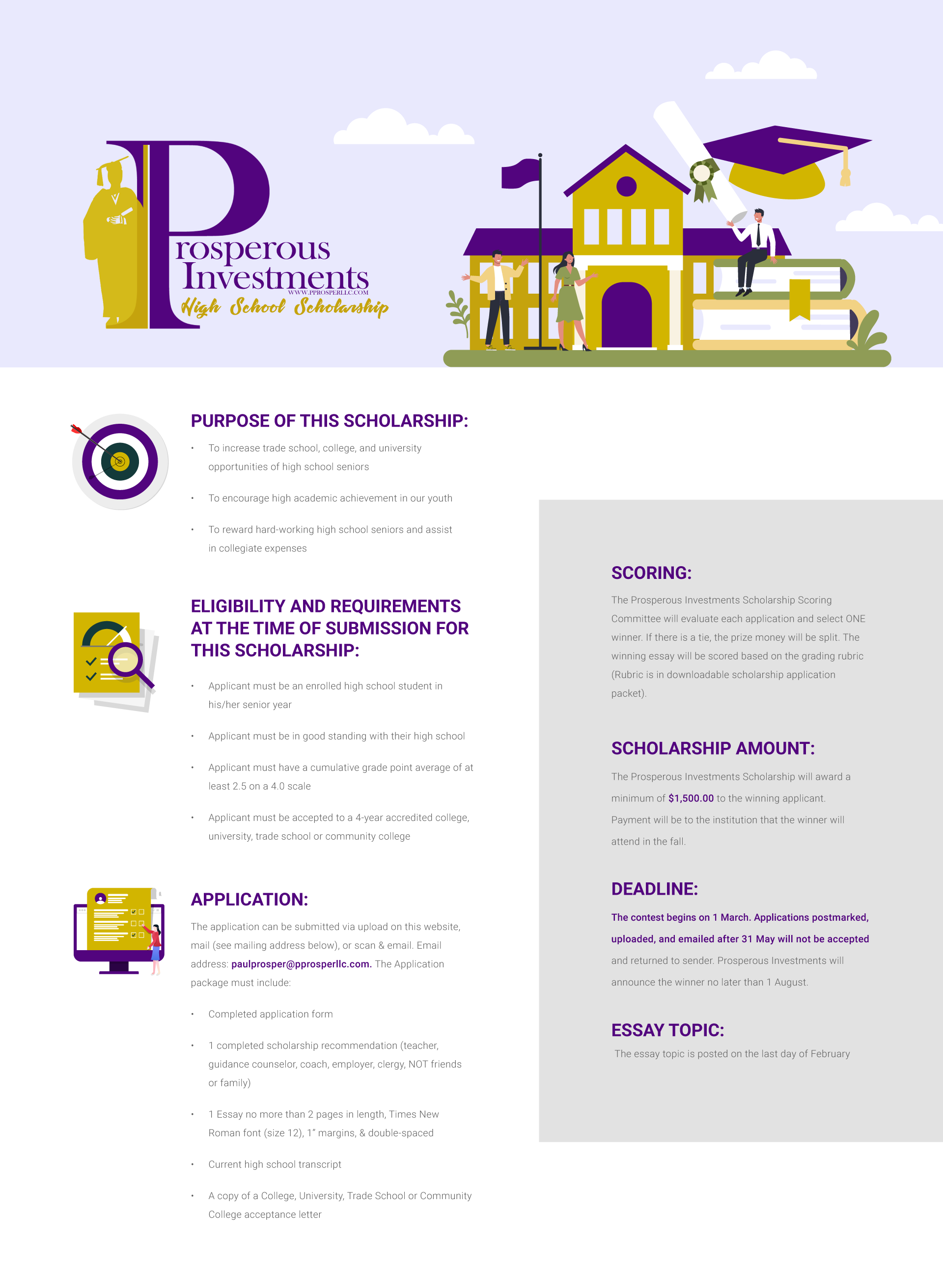 Graphic Design by Rongbaaz for Prosperous Investments, LLC | Design #26254975