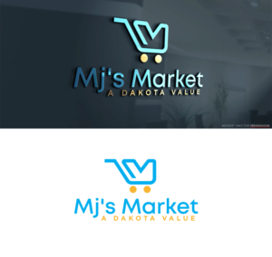 Mj's Market A Dakota Value | Logo Design by Mono.co