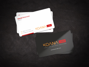 Legal and Consultancy Tech: Koana Labs (Legad Advice and Busines Solutions) | Business Card Design by HYPdesign