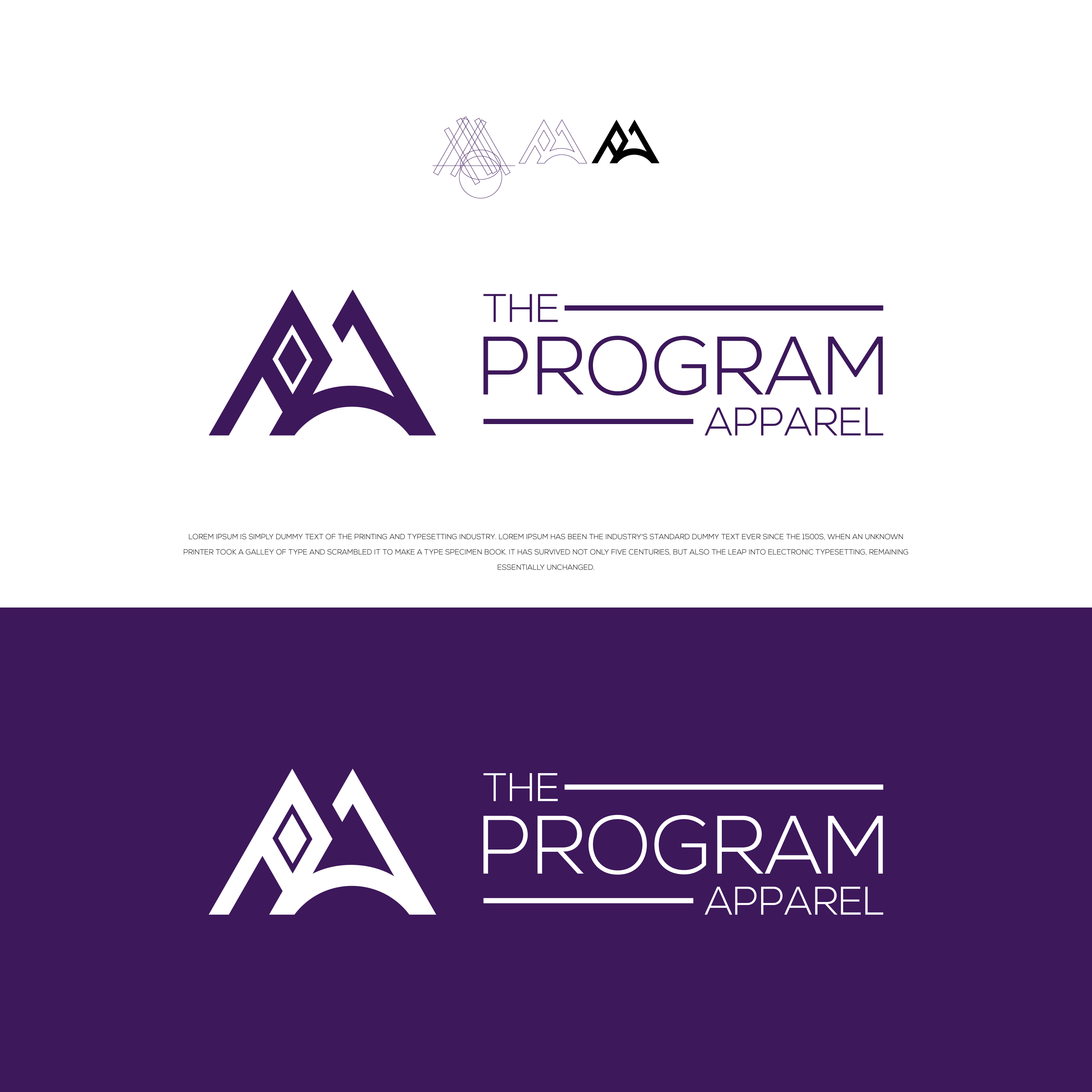 Logo Design by Mongsh for The Program Apparel | Design #26256293