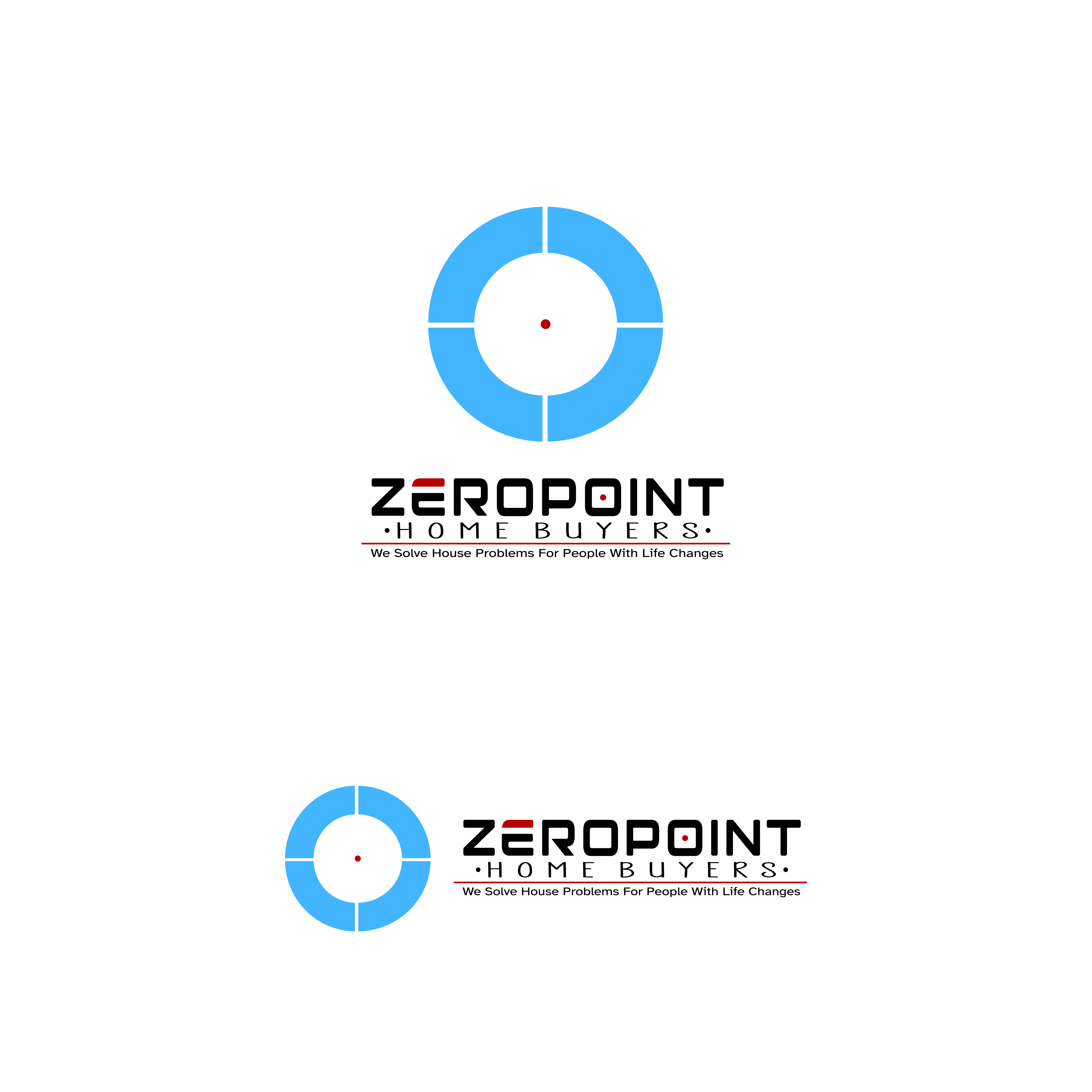 Logo Design by MBM Design for Zeropoint Home Buyers, LLC | Design #26268023