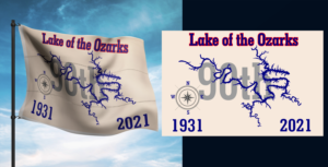 Lake of the Ozarks Anniversary Flag | Grafik-Design von SAI DESIGNS